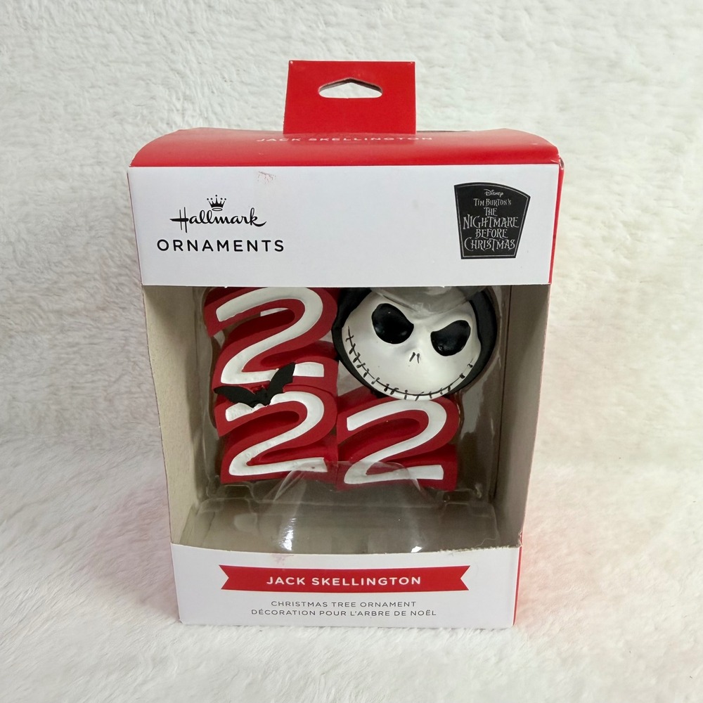 Hallmark Jack Skellington Ornament Unisex OS Red 2022 Nightmare Before Christmas
